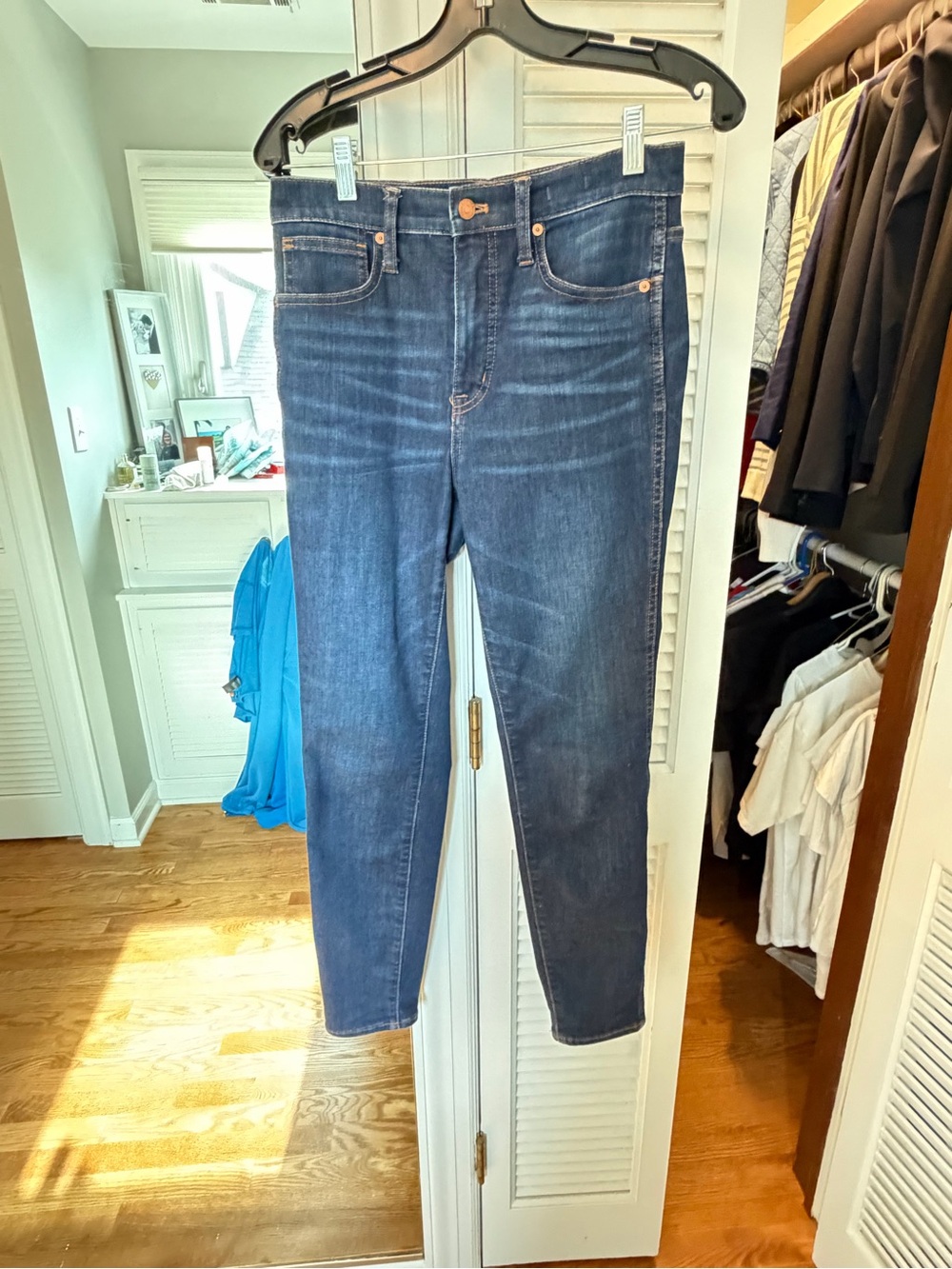 Madewell - 10" High-Rise Skinny Jeans in Hayes Wash - Size 27